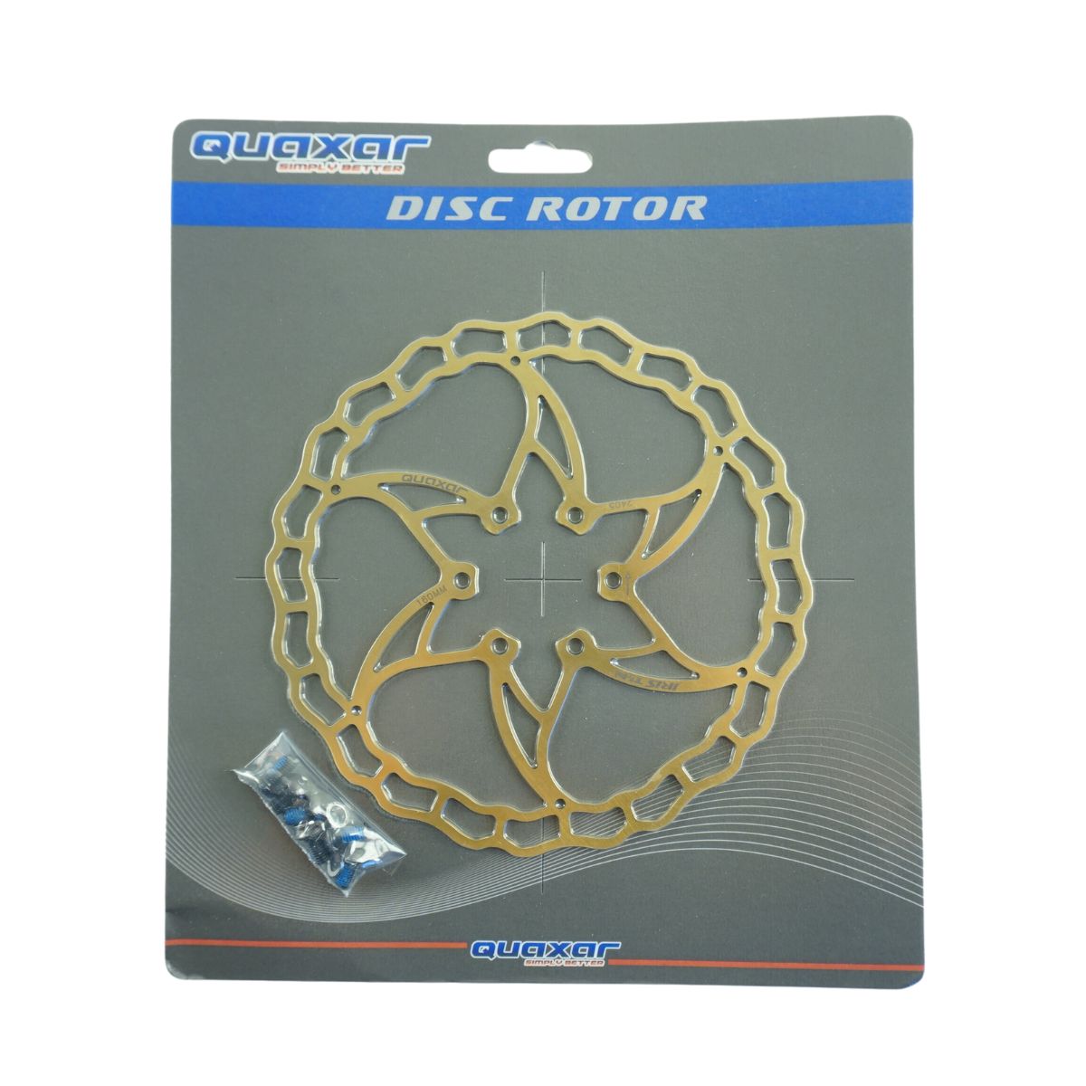 FXR007TI Rotor Ultraliviano Titanium Coated 160mm Quaxar