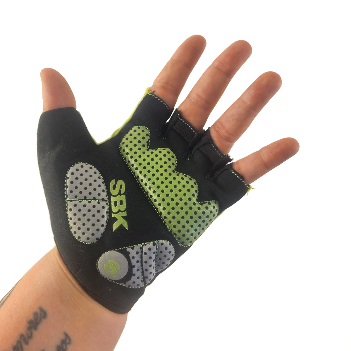 Guantes cortos LCL-K65113 Lycra estampada x Docena