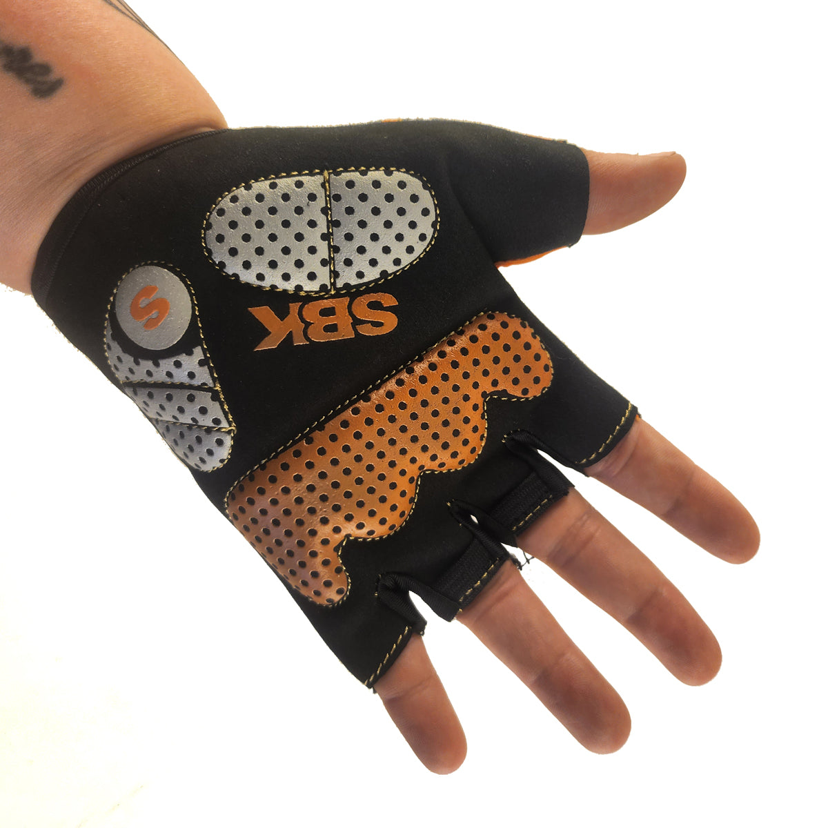 Guantes cortos LCL-K65114 Lycra estampada x Docena