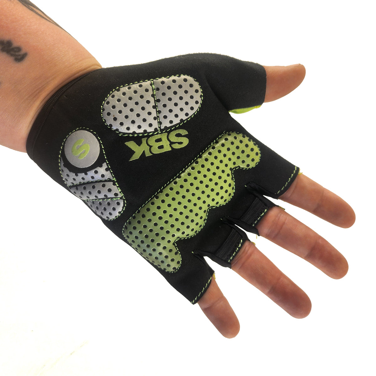 Guantes cortos LCL-K65114 Lycra estampada x Docena