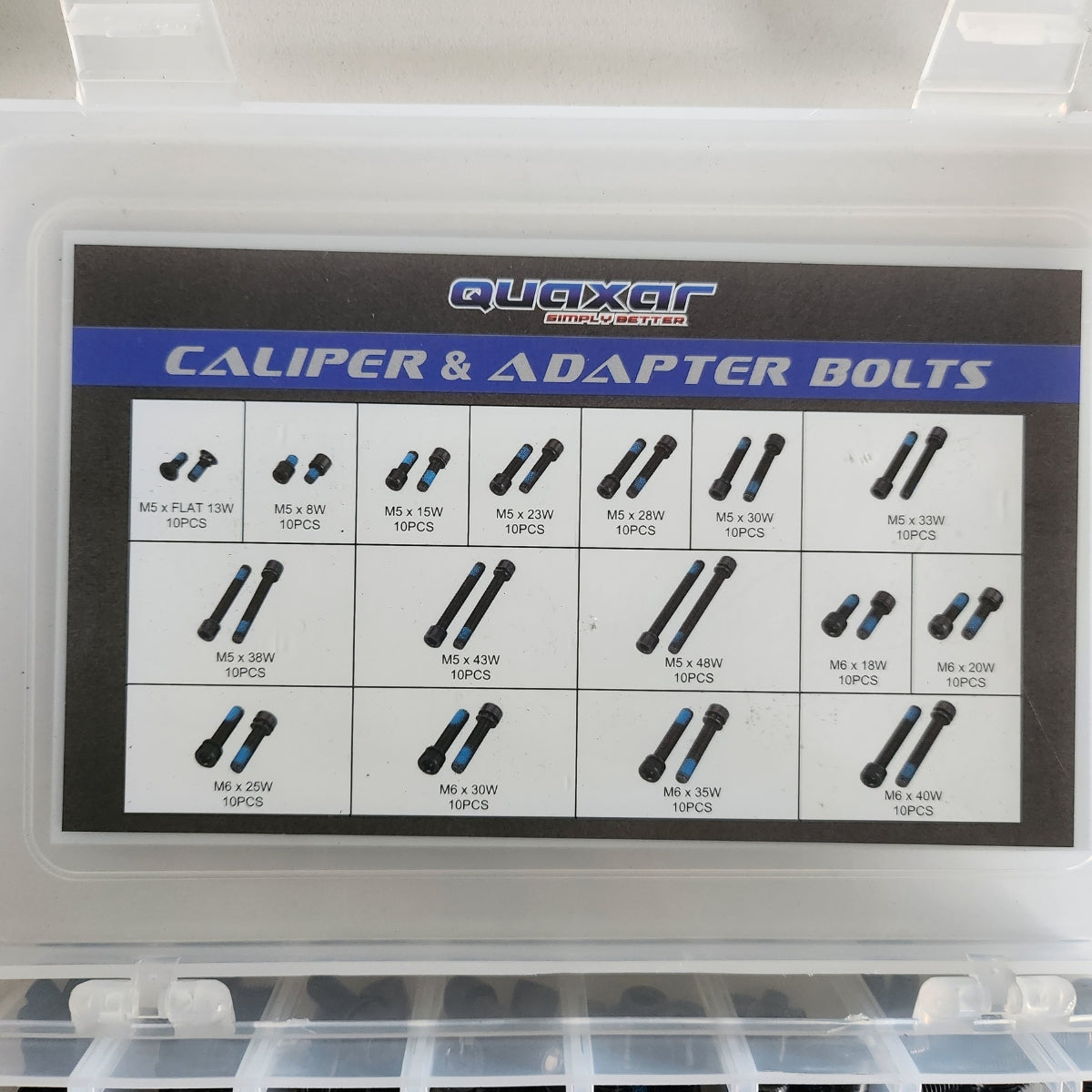 ADP01 Tornillos para Caliper y adaptador Quaxar