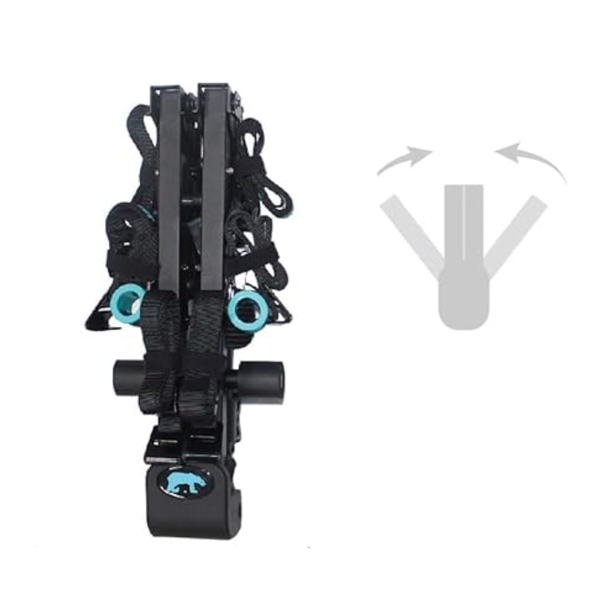Portabicicletas Plegable Trasformer de baul BC-6425-3 para 3 bicicletas