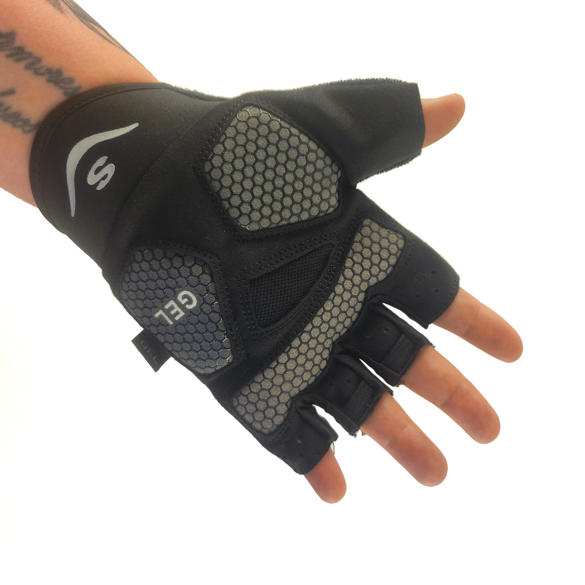 Guantes cortos CG-78610 Lycra estampada x Docena