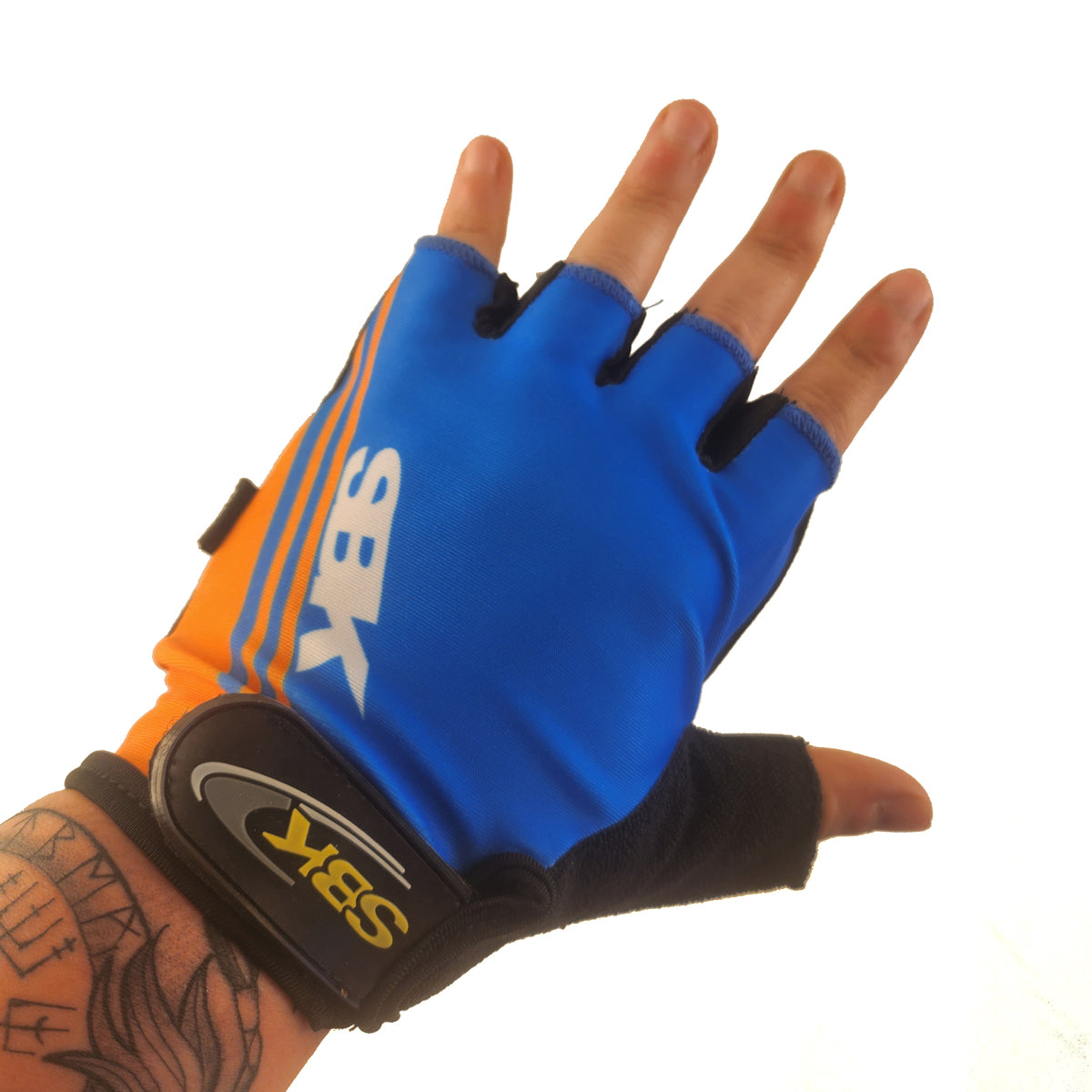 Guantes cortos CG-78610 Lycra estampada x Docena