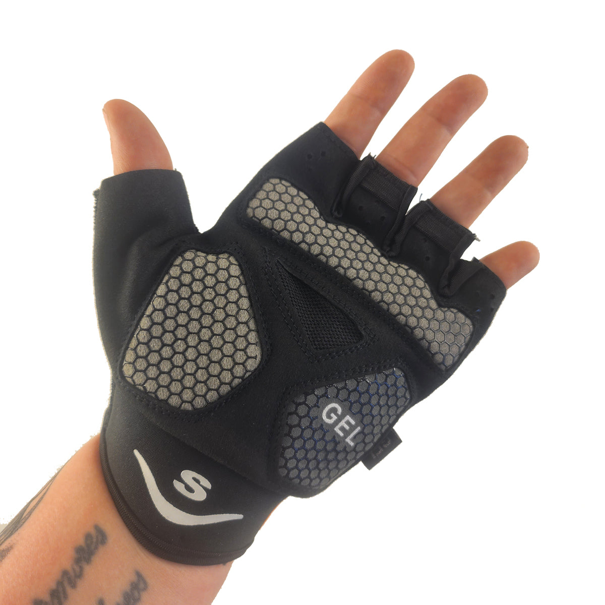 Guantes cortos CG-78610 Lycra estampada x Docena