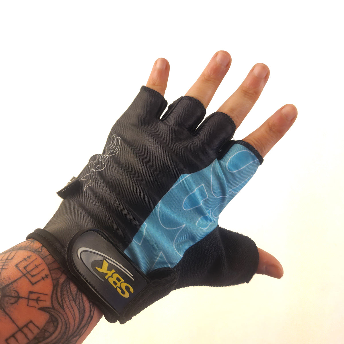 Guantes cortos CG-7862 Lycra estampada x Docena