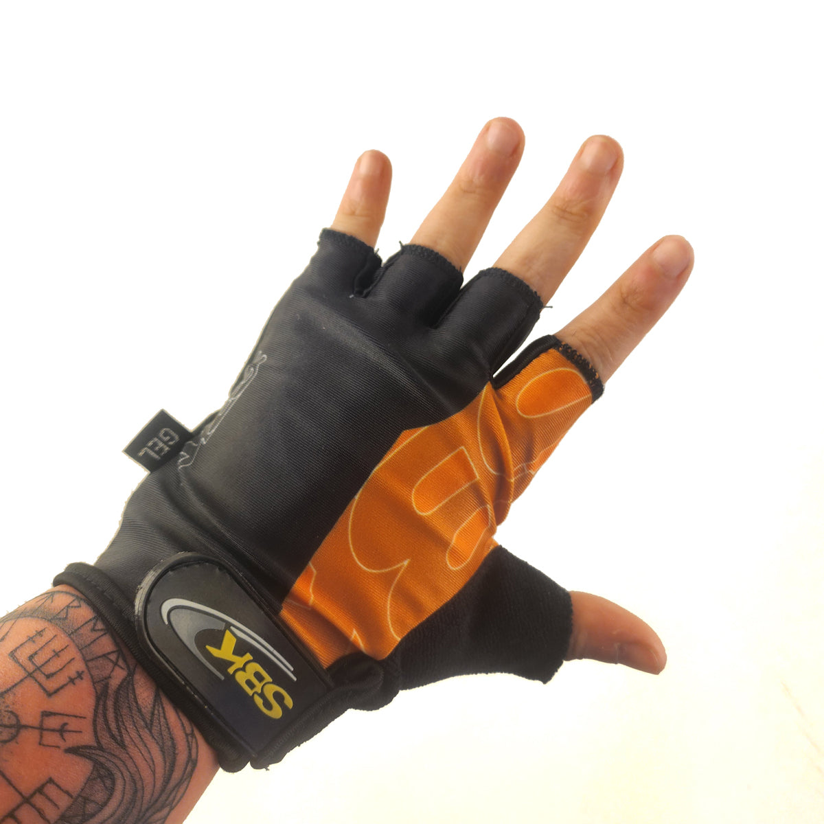 Guantes cortos CG-7862 Lycra estampada x Docena