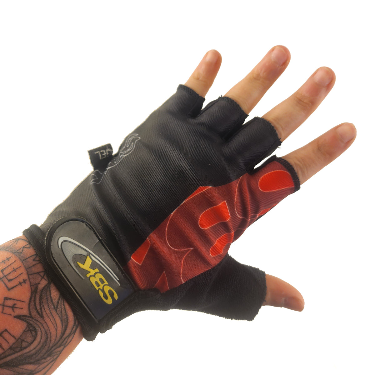 Guantes cortos CG-7862 Lycra estampada x Docena