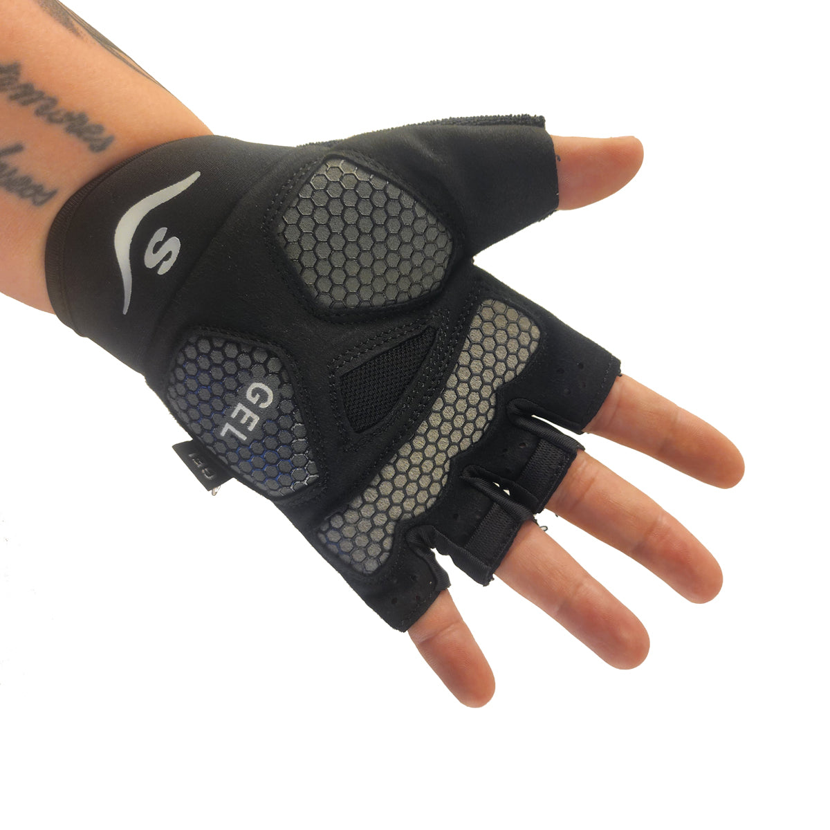 Guantes cortos CG-7868 Lycra estampada X Docena