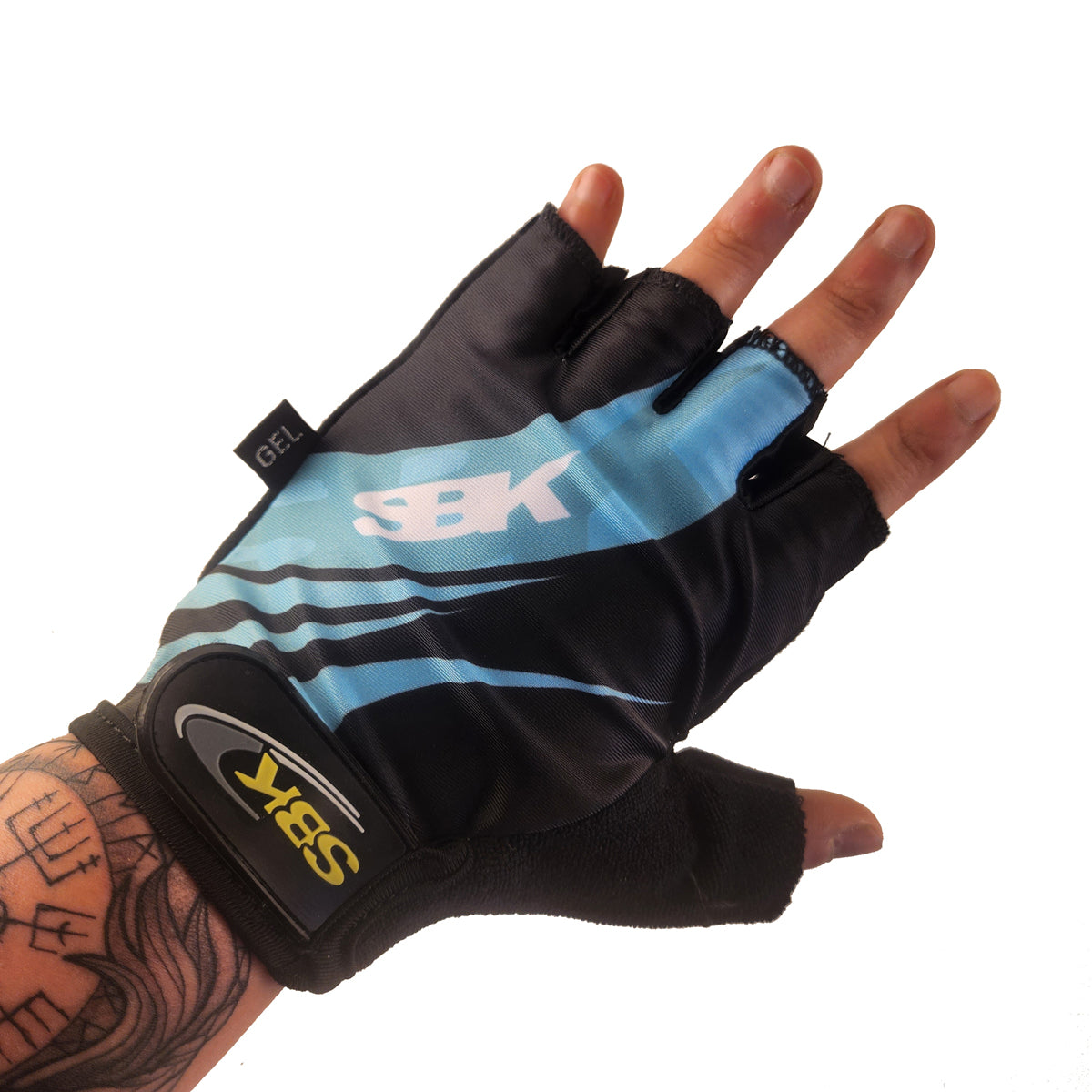 Guantes cortos CG-7868 Lycra estampada X Docena