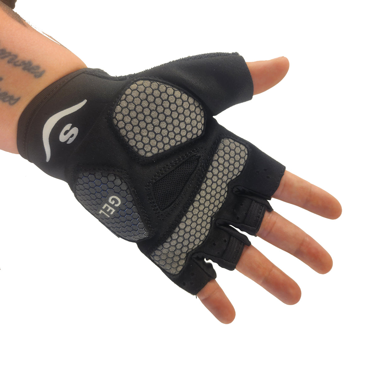 Guantes cortos CG-7868 Lycra estampada X Docena