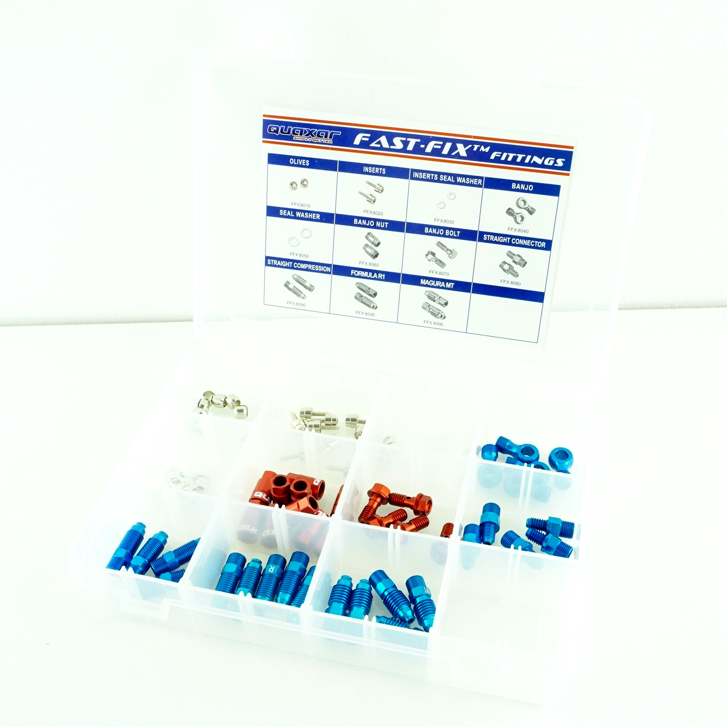Combo de accesorios Fast Fix 80PCS FFX8001BLRD