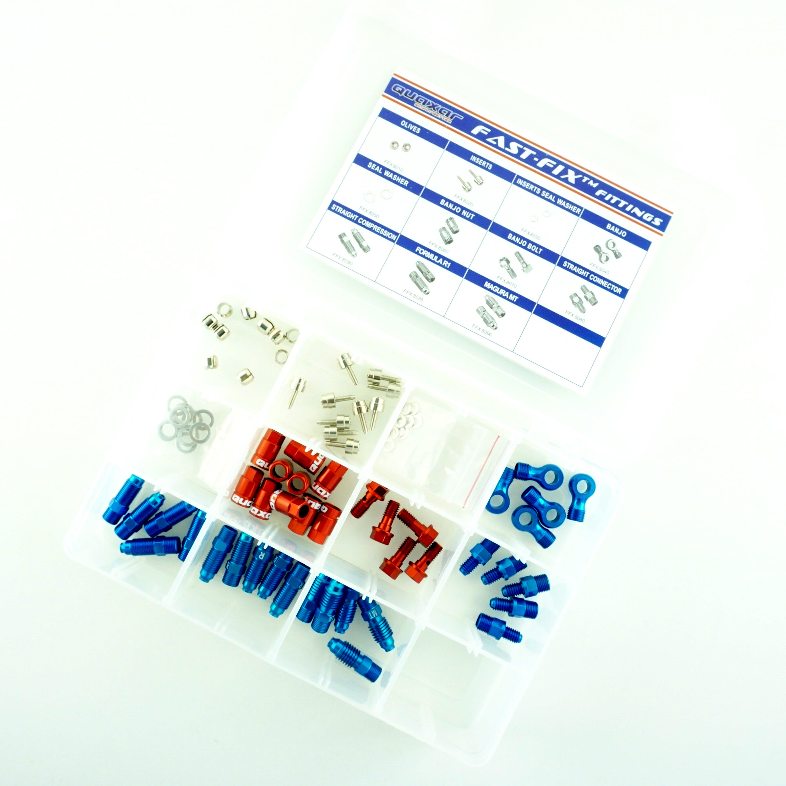 Combo de accesorios Fast Fix 80PCS FFX8001BLRD