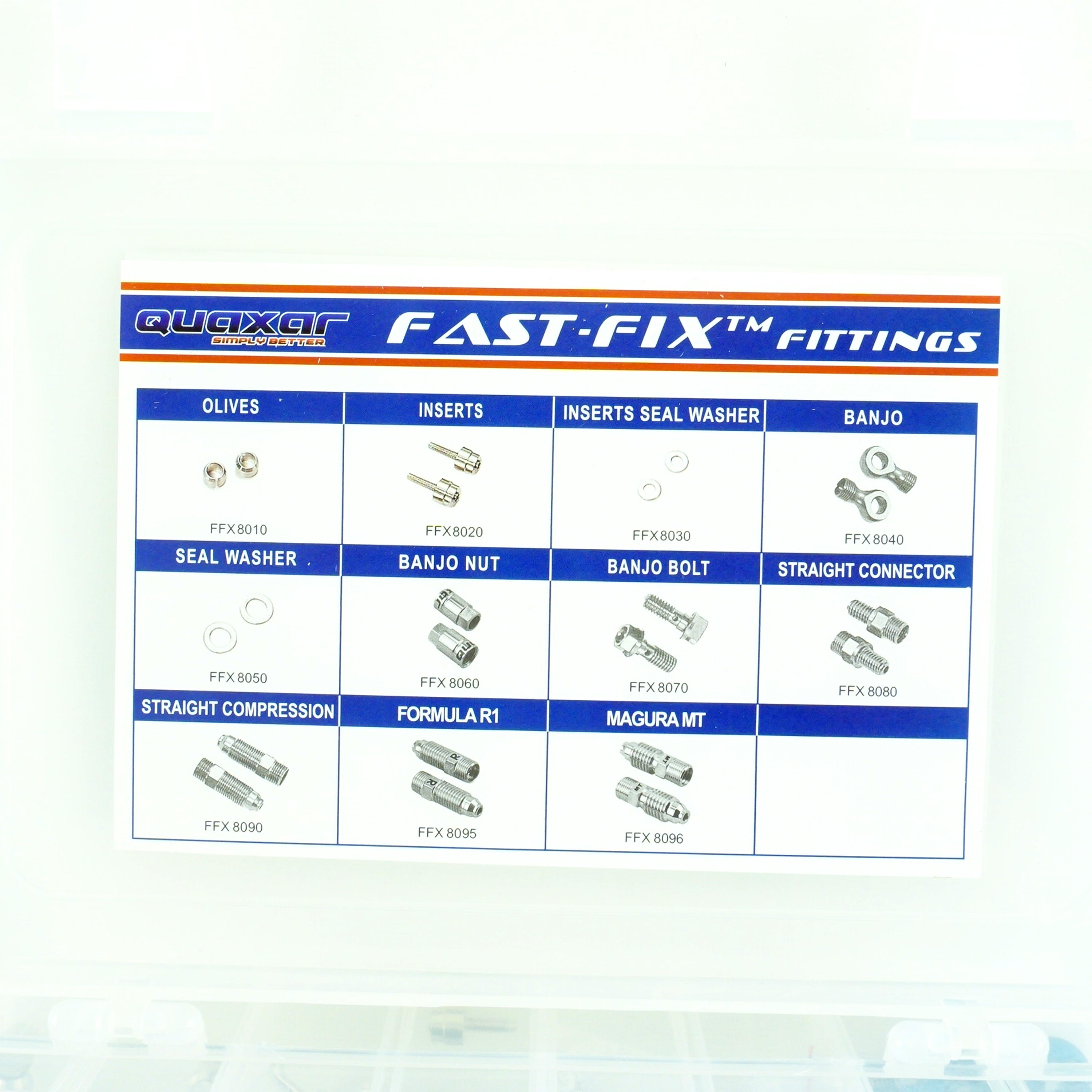 Combo de accesorios Fast Fix 80PCS FFX8001BLRD