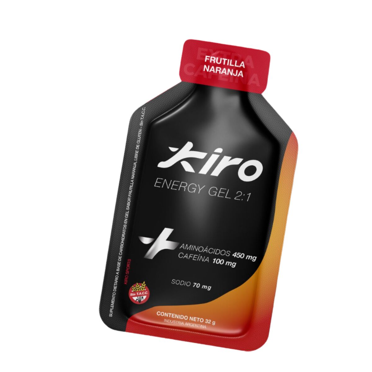 Energy Gel Frutilla Naranja Full Cafeina 100MG x 14U