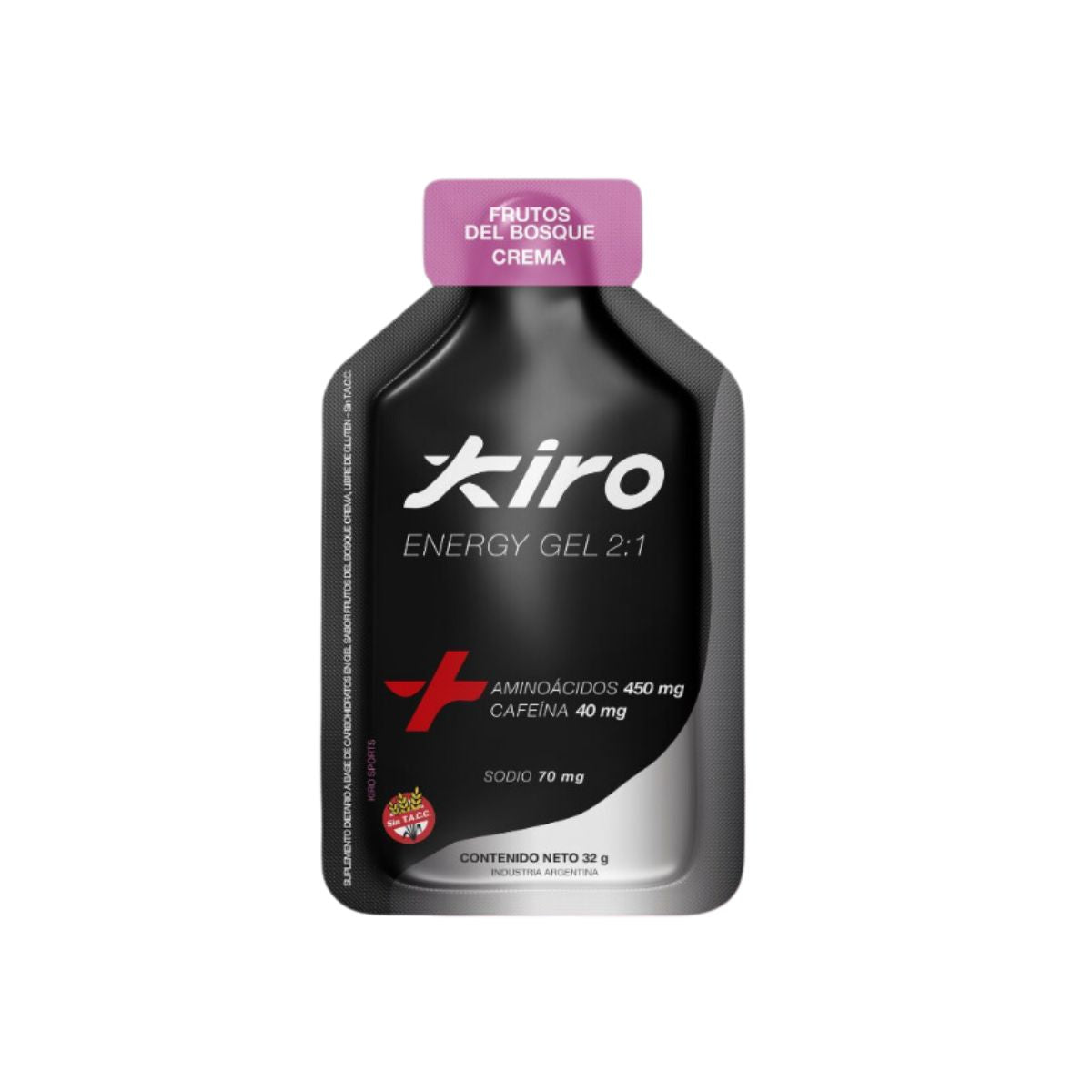 Energy Gel Frutos del Bosque Cafeina 40MG x 14U KIRO