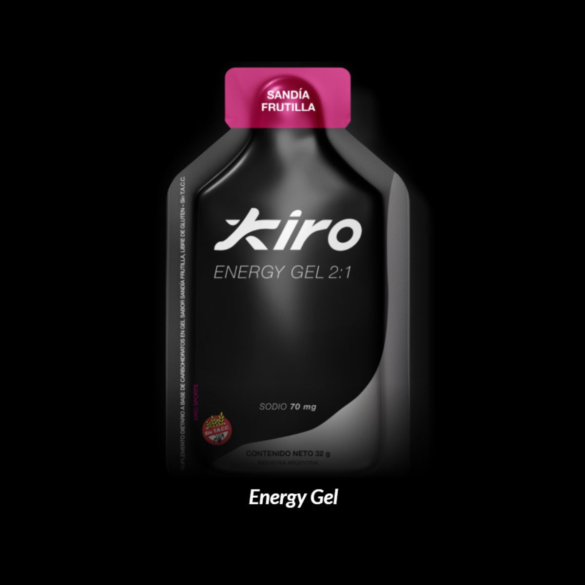 Energy Gel Plain Sandia Frutilla Kiro x 14U