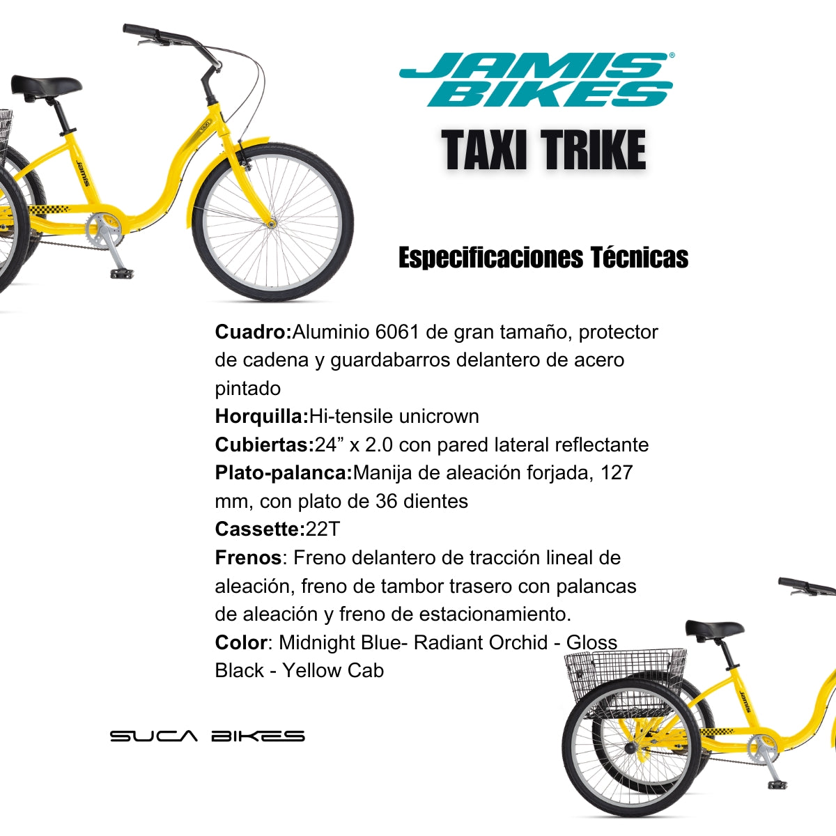 Triciclo Taxi Trike Jamis