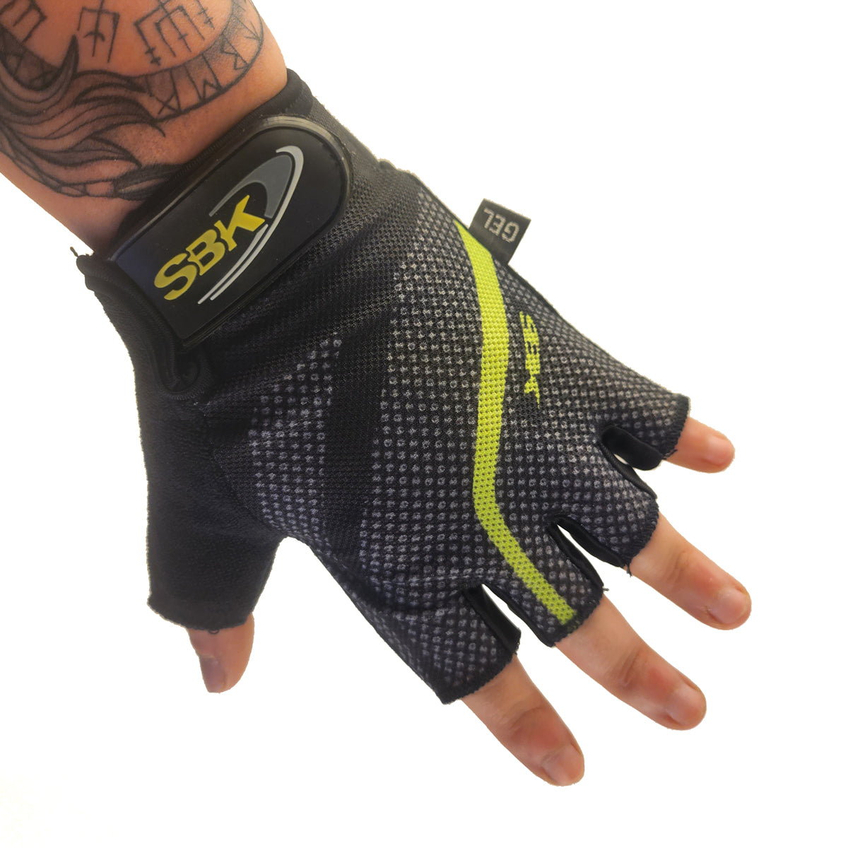 Guantes cortos TK-20 Mash de Lycra con Acolchado x Docena