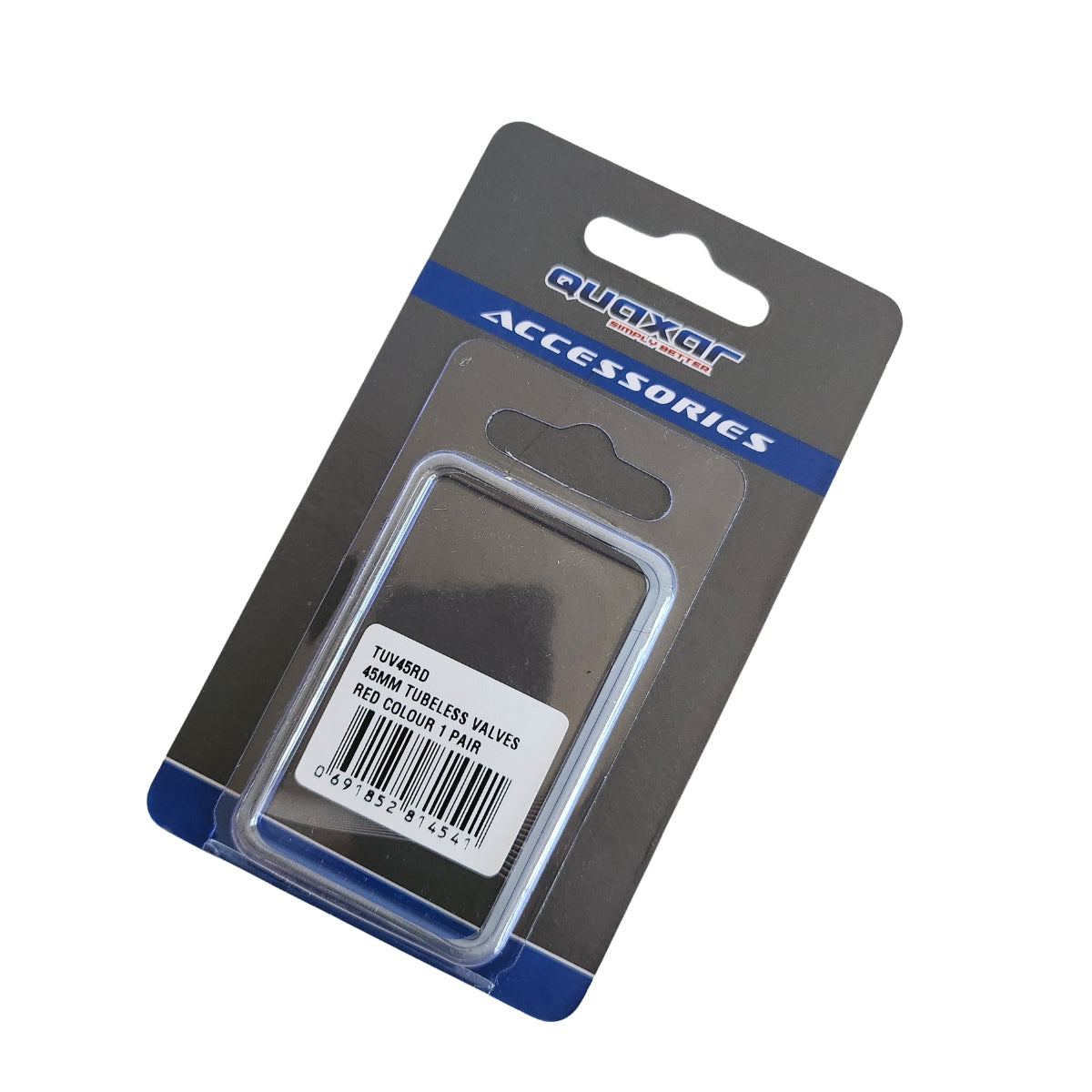 TUV45RD Valvula Tubeless de aleacion 45mm Quaxar