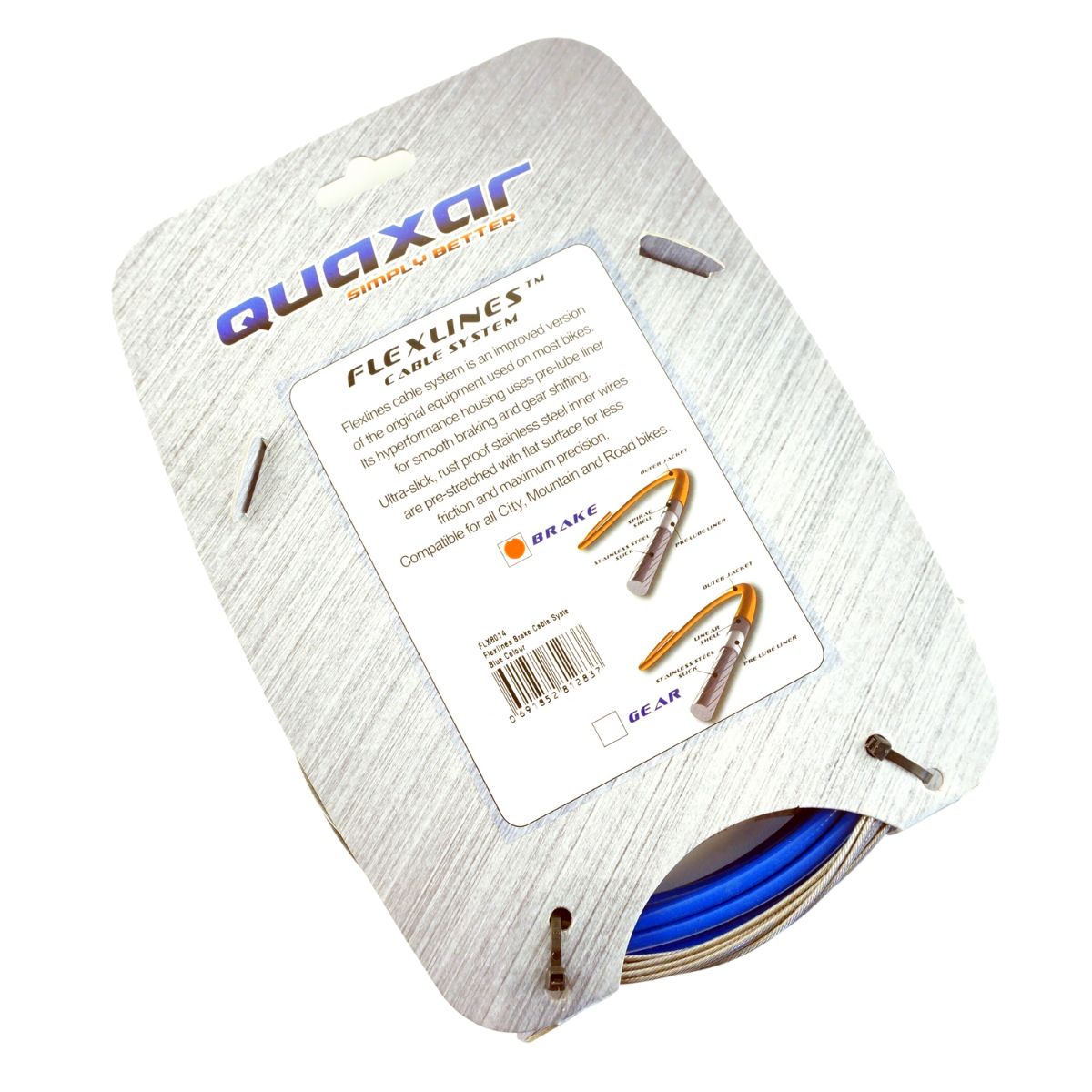 Funda Y Cable De Freno Estructura Espiral Shell Flx Quaxar