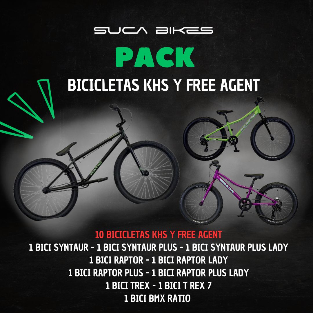 Pack bicicletas KHS y Free Agent
