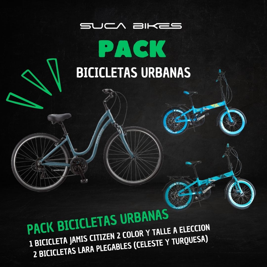 Pack bicicletas Urbanas - Jamis y SBK