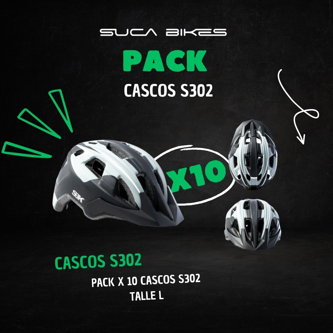 Pack Casco S302 x 10 unidades