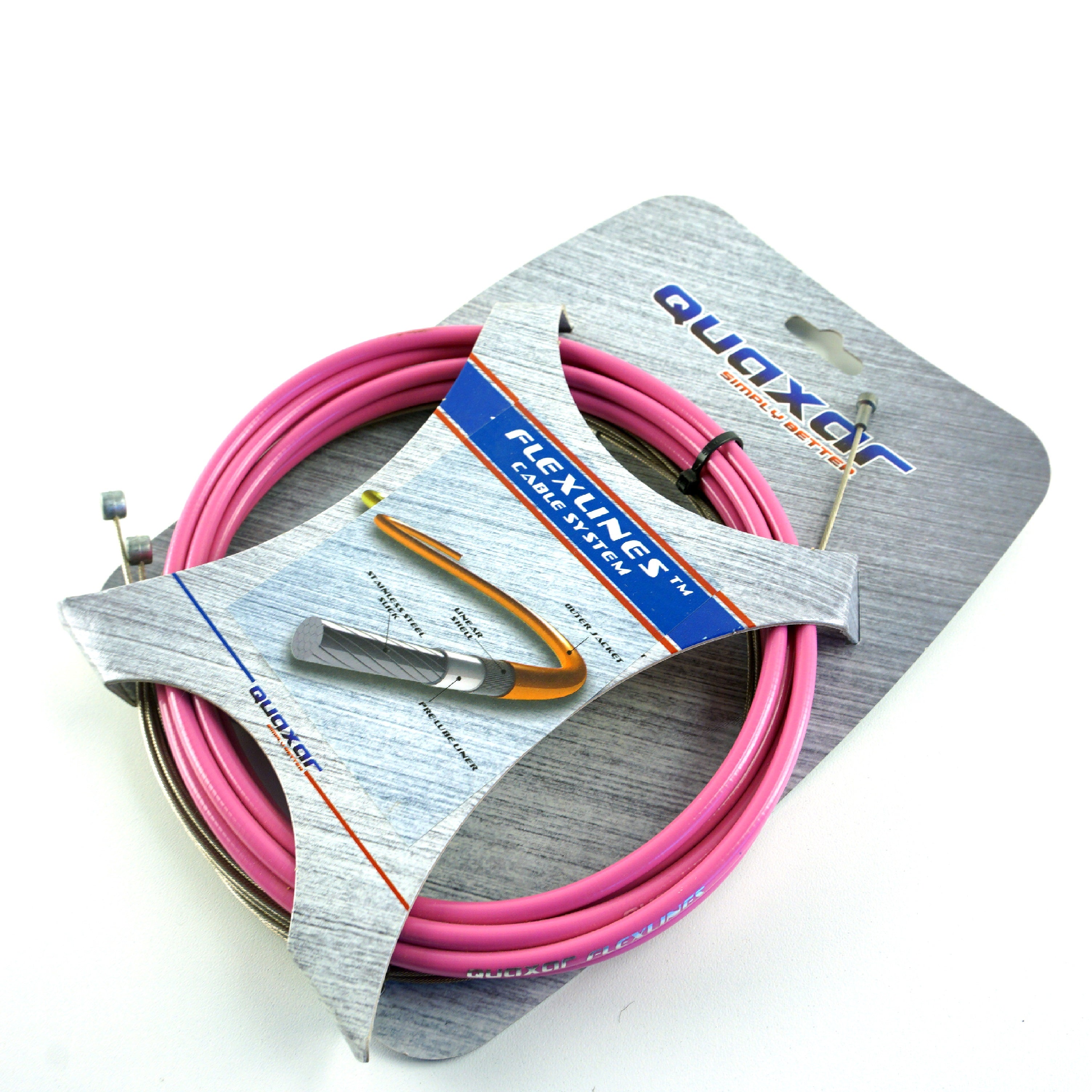 Funda Y Cable De Freno Estructura Espiral Shell Flx Quaxar