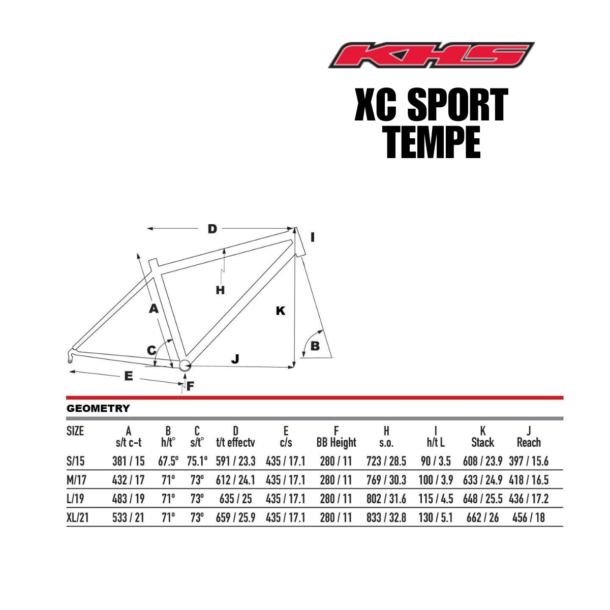 XC Sport Tempe KHS