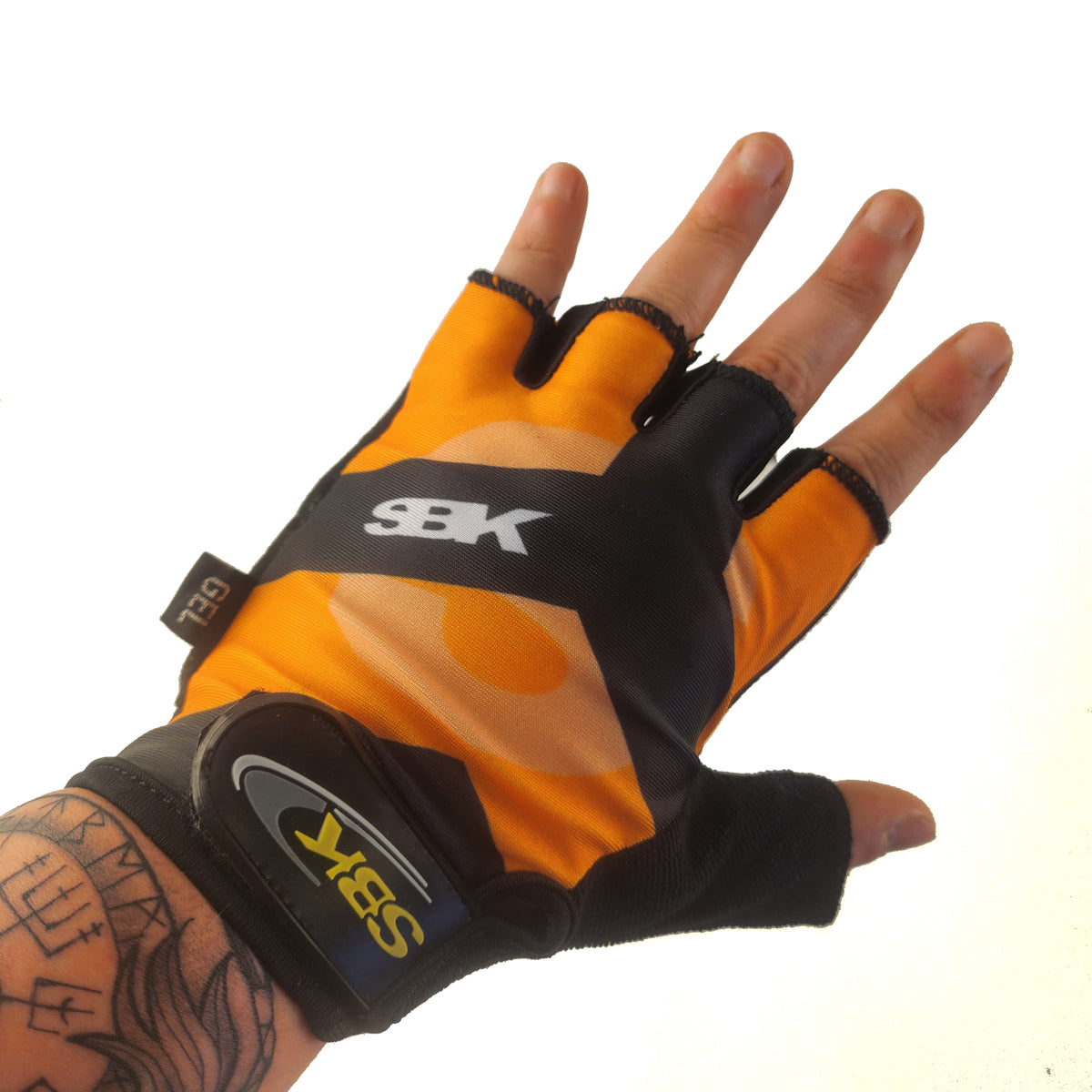 Guantes cortos LCL-59983 Lycra estampada x Docena