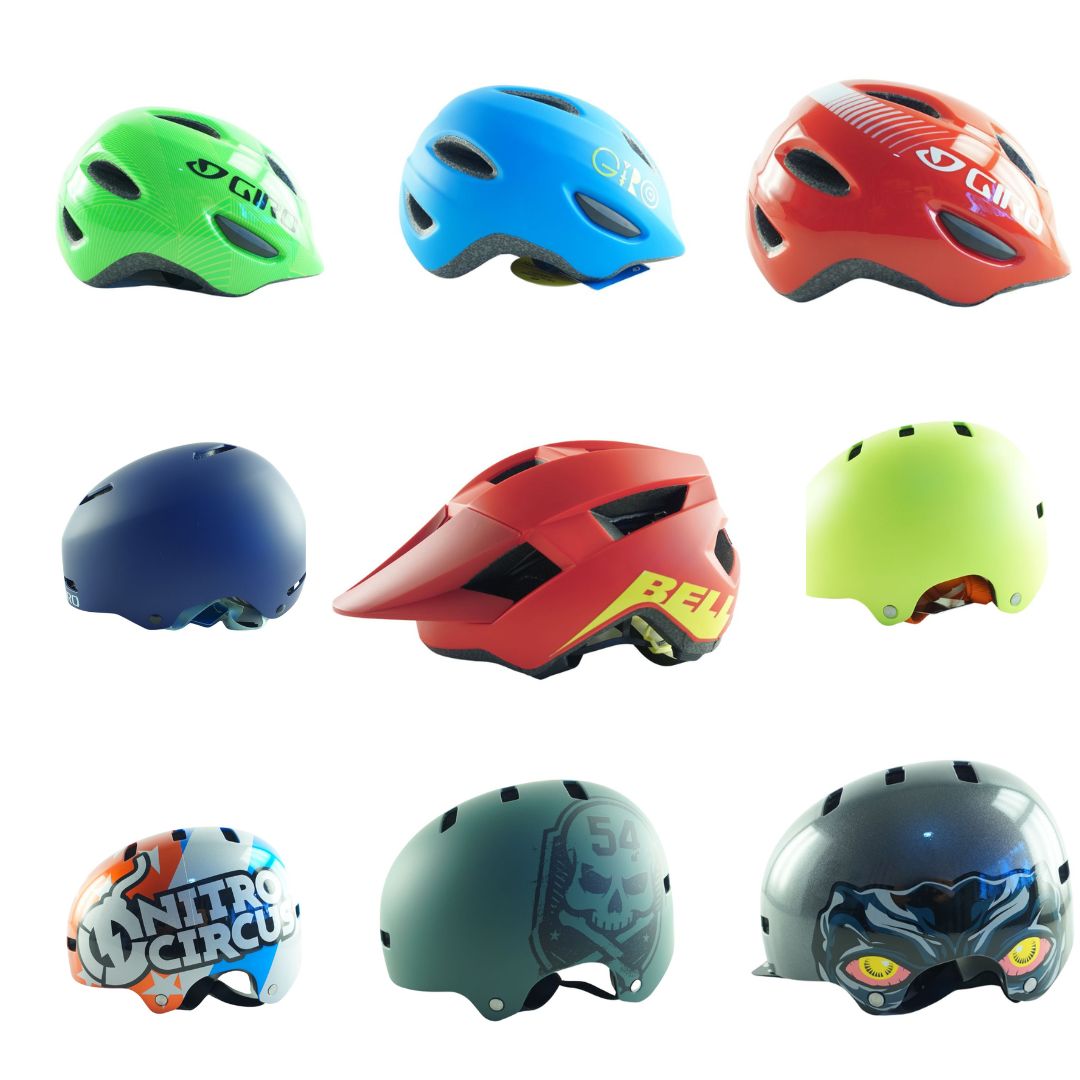 Pack 10 cascos Surtidos Infantiles Giro y Bell