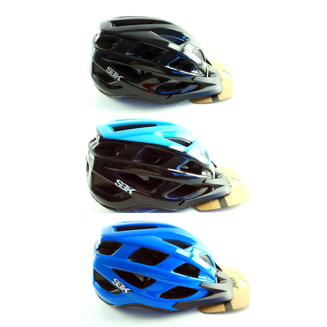 Pack Casco S311 Brilloso con luz Mtb Sbk x30 unidades