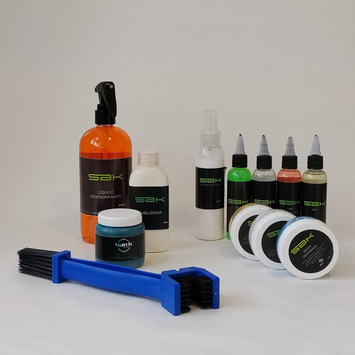 Kit acondicionamiento - Lubricantes Ceras 10 Productos