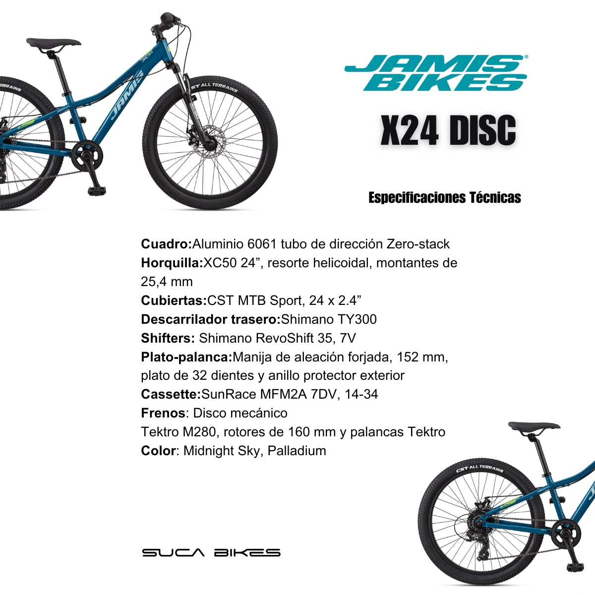 Bicicleta X24 Disc Jamis