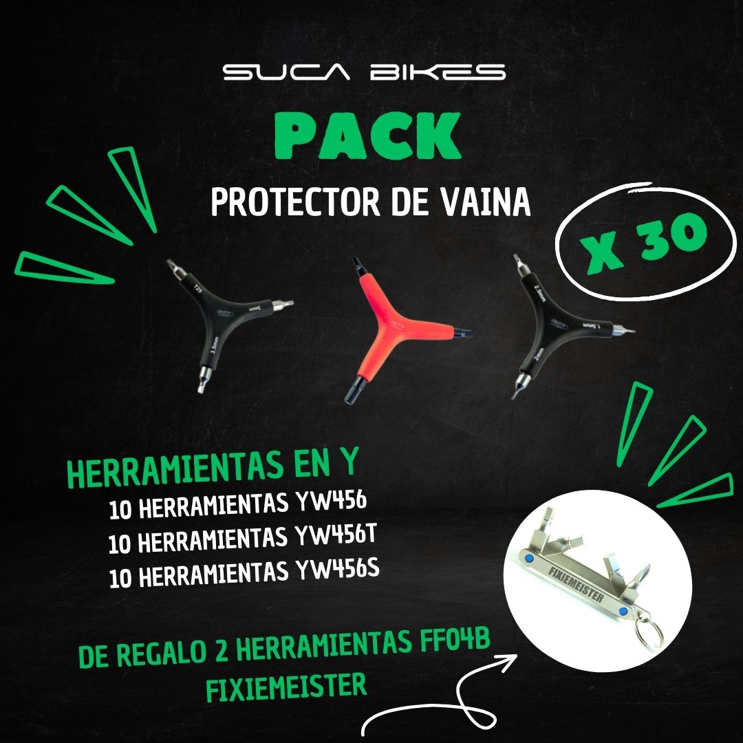 Pack herramientas en Y con herramienta plegable de regalo!