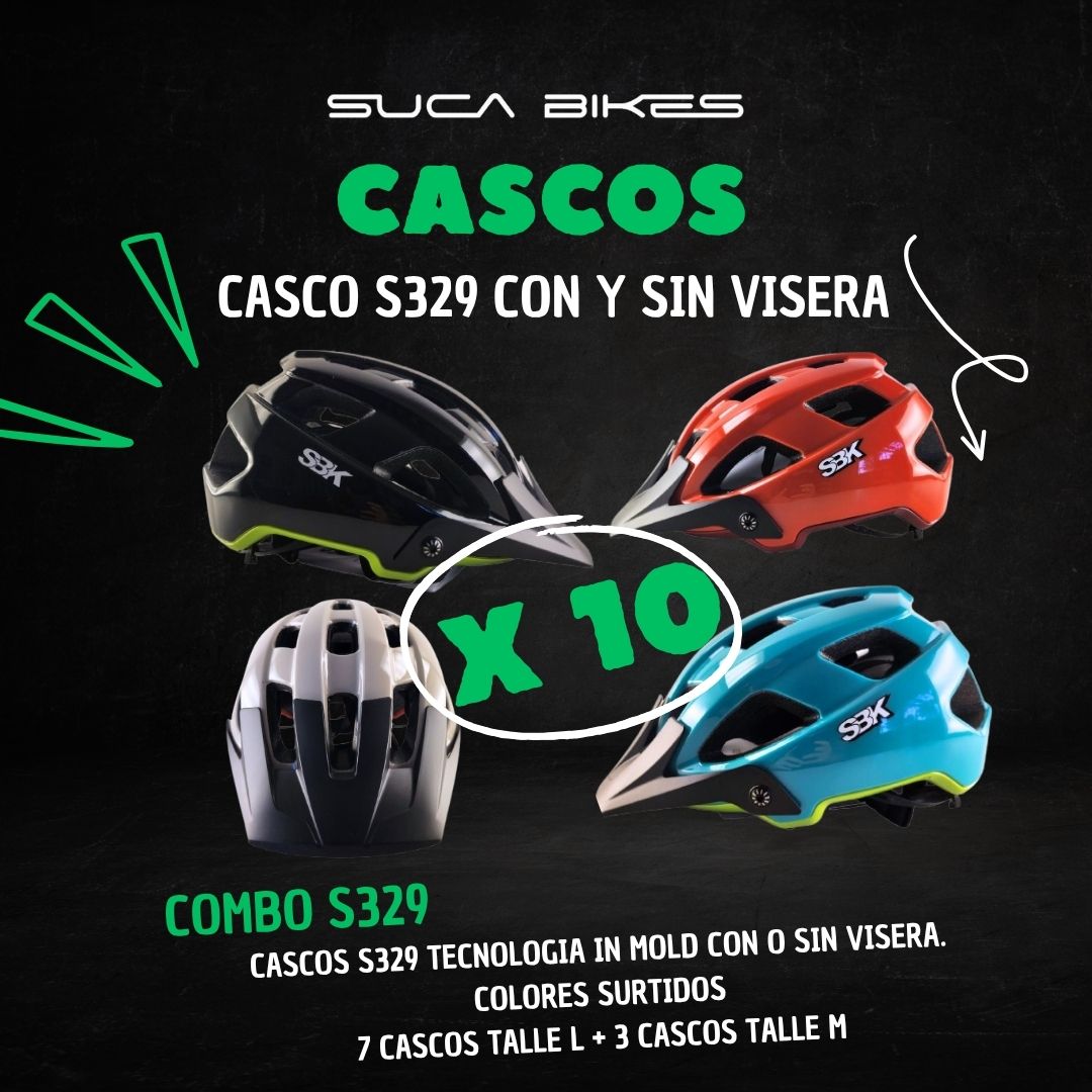 Combo Cascos S329 SBK X10